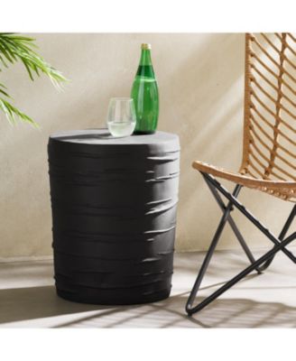 Lightweight Concrete Patio Side Table