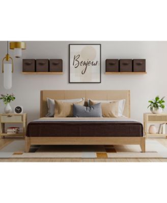 13 Inch Foldable Fabric Storage Cube Bin with Handles- for Organizing Home, Shelves, Nursery, Playroom, Closet and More