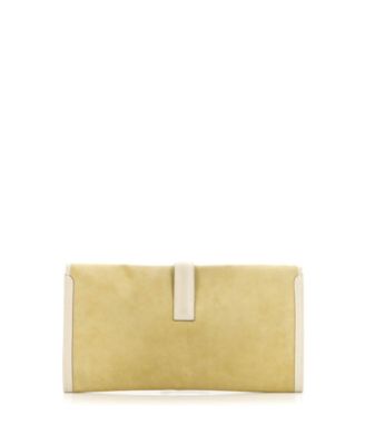 Pre-Owned Hermes 29 Jige Elan Clutch Doblis Suede