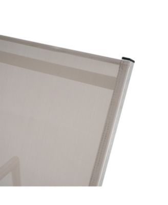 Hargrove Outdoor Patio Aluminum Chaise Lounge, Outdoor Mesh Seat, 1PC