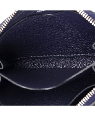 Pre-Owned Hermes Compact Zipengo Horse Card Holder Leather