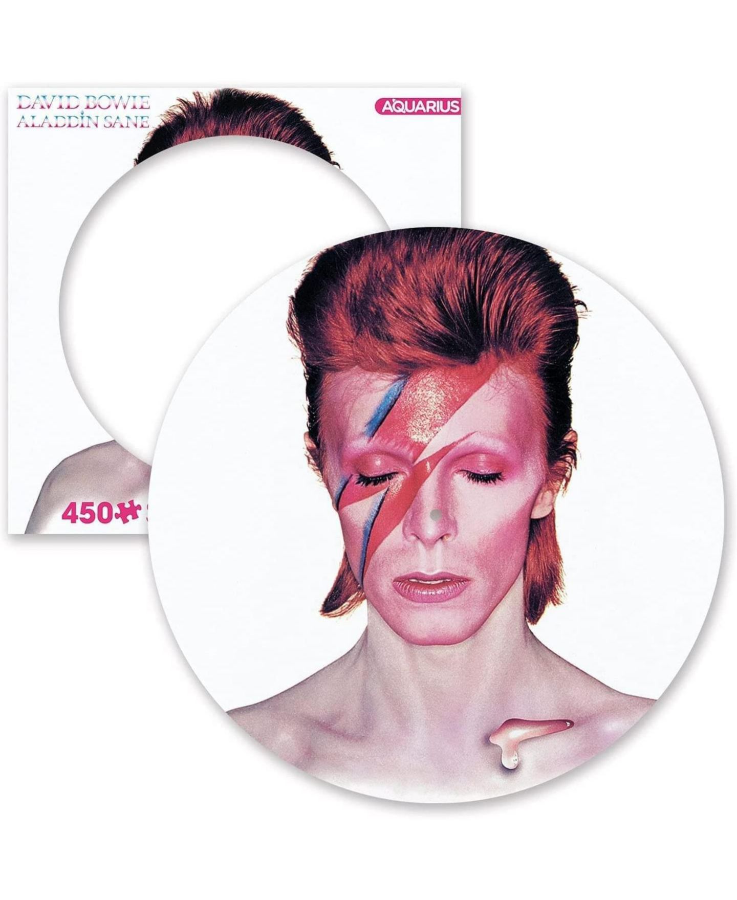 Детский пазл NMR Distribution David Bowie Aladdin Sane Record Disc 450-Piece Puzzle, Ages 14+ — фото 1