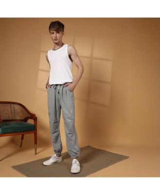 Men's Coin Grey Parachute Utility Trousers