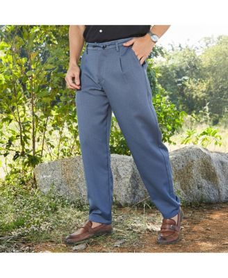 Men's Steel Blue Tailored Trousers