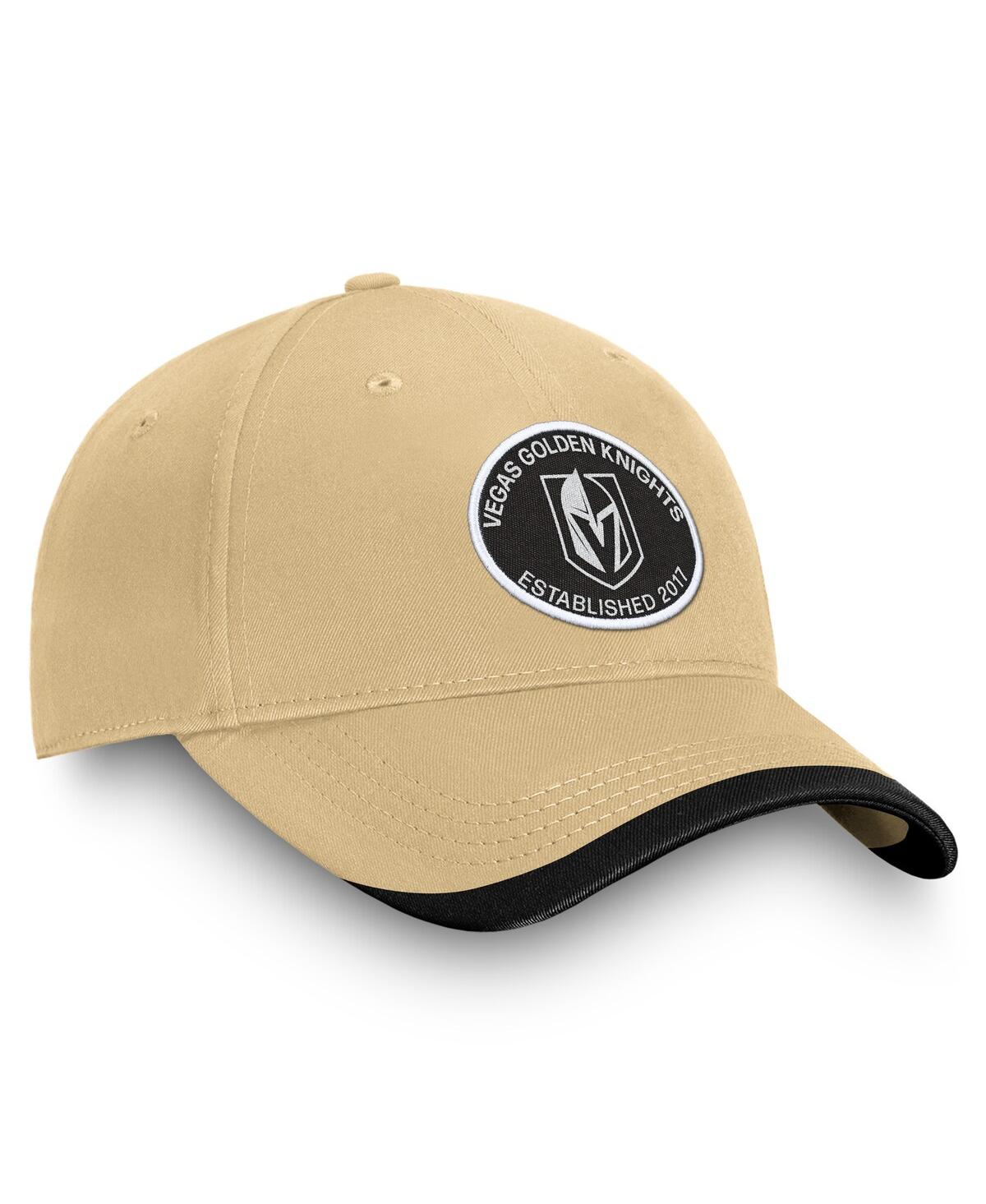 Fanatics Men's Tan Vegas Golden Knights Fundament Adjustable Hat