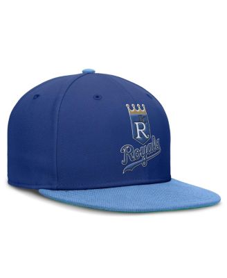 Men's Royal/Light Blue Kansas City Athletics Cooperstown Collection True Primetime Two-Tone Performance Fitted Hat