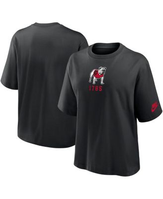 Nike - Women's Black Georgia Bulldogs Legacy Established Boxy T-Shirt