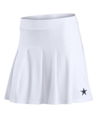 Women's White Dallas Cowboys Primary Logo Tennis Shorts