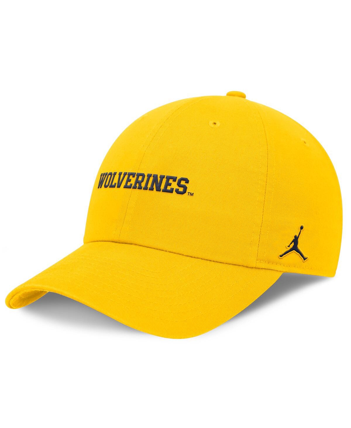 Jordan Men's Maize Michigan Wolverines Club Tri-glide Adjustable Hat