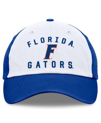Men's White/Royal Florida Gators Heritage Weston Adjustable Hat