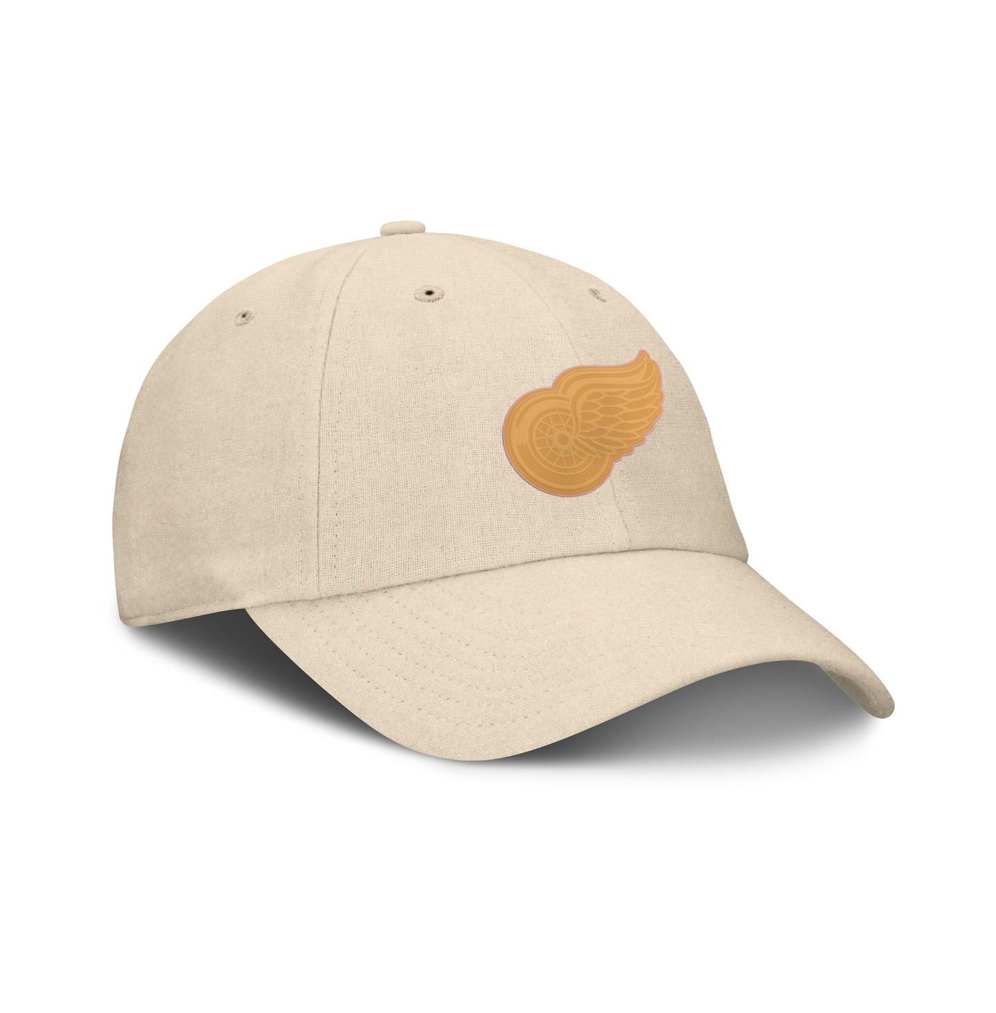 Мужская кепка Fanatics Tan Detroit Red Wings Front Office Canvas Adjustable Hat — фото 3