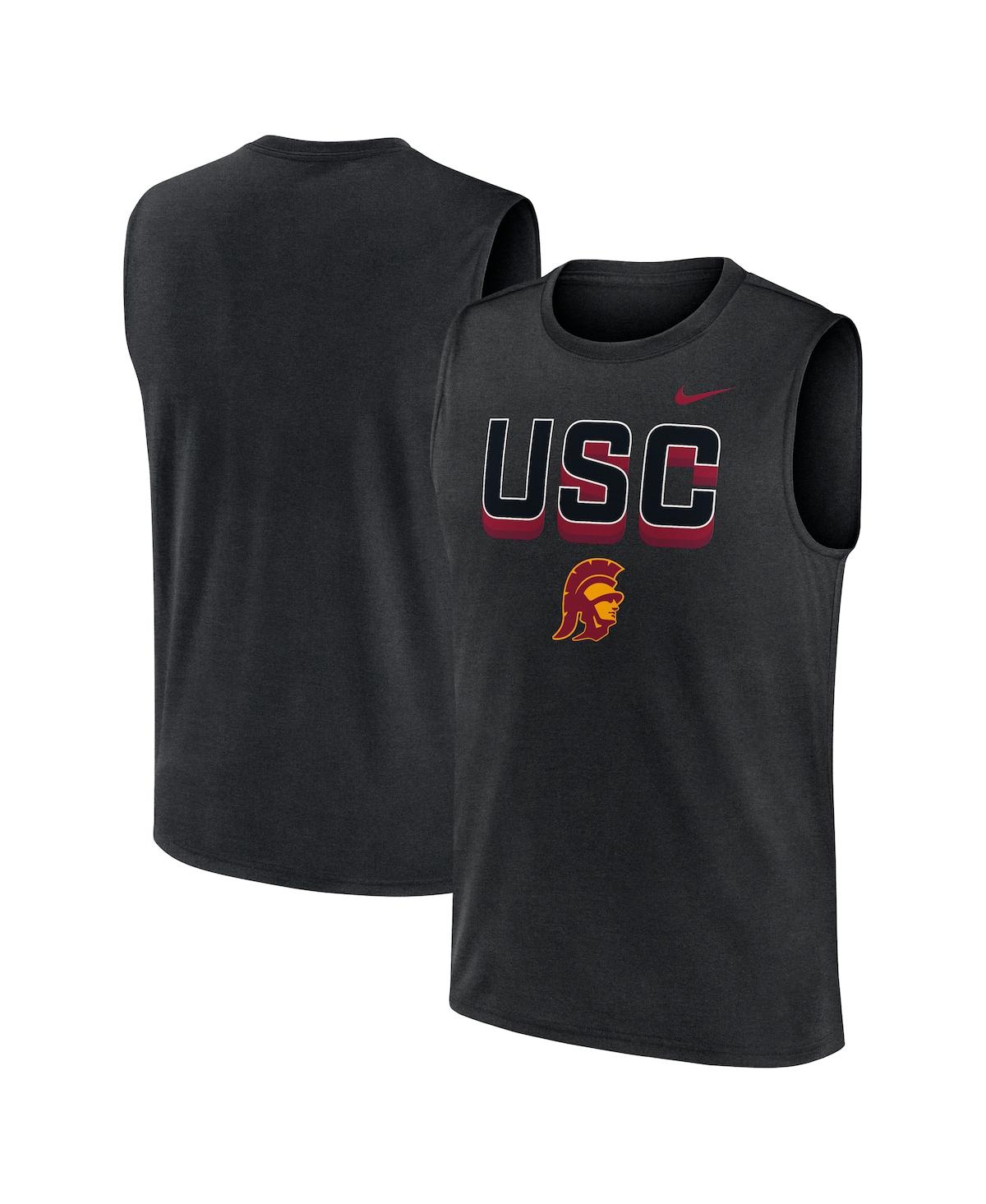Men's Black Usc Trojans Primetime Tricode Legend Performance Tank Top - Black