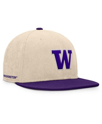 Men's Tan Washington Huskies Catcher Snapback Hat