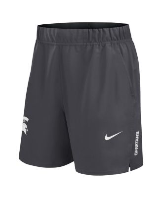 Men's Charcoal Michigan State Spartans Primetime Woven Victory Performance Shorts