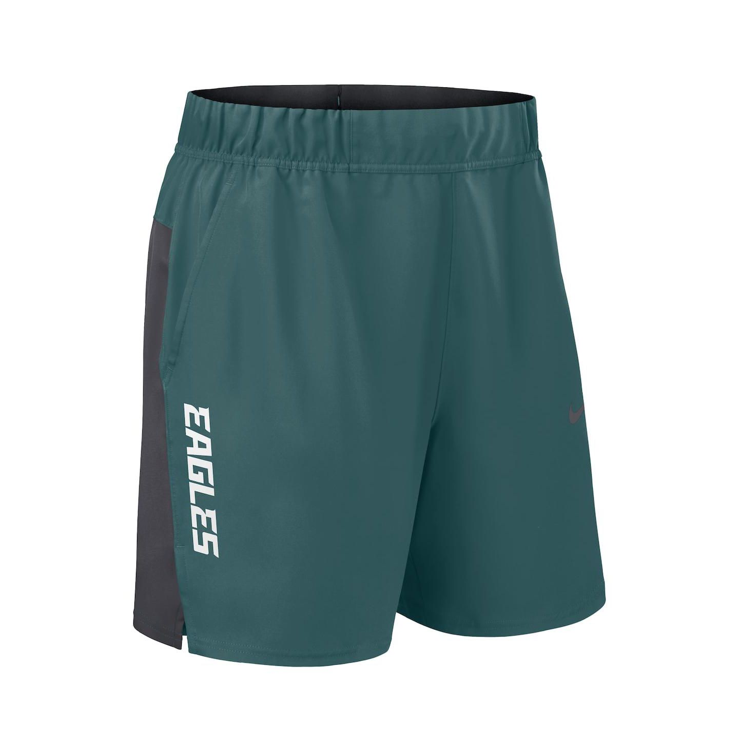 Мужские шорты Nike Midnight Green Philadelphia Eagles Woven Victory Performance — фото 2