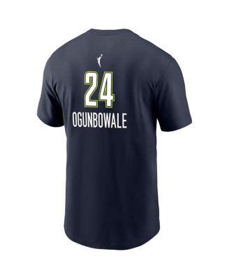 Men's Arike Ogunbowale Navy Dallas Wings Explorer Edition Name Number T-Shirt