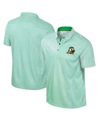 Colosseum - Men's Green Oregon Ducks Big Tall Marty Rival Polo Shirt