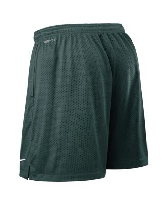 Men's Green/Charcoal Michigan State Spartans 2025 Sideline Reversible Performance Shorts