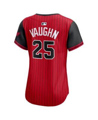 Women's Andrew Vaughn Red/Black Chicago White Sox 2025 City Connect Limited Player Jersey