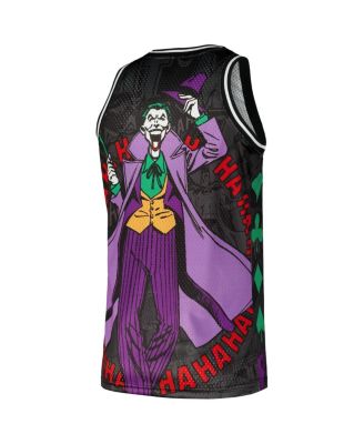 Men's Black Joker Graphic Basketball Jersey