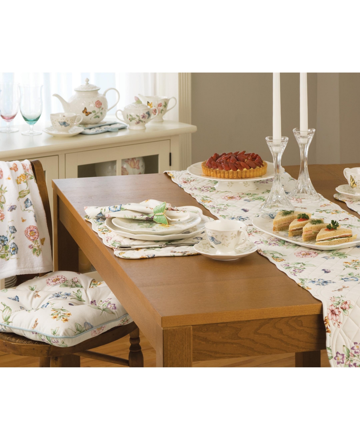 Lenox Butterfly Meadow Quilted Napkins, Set Of 4