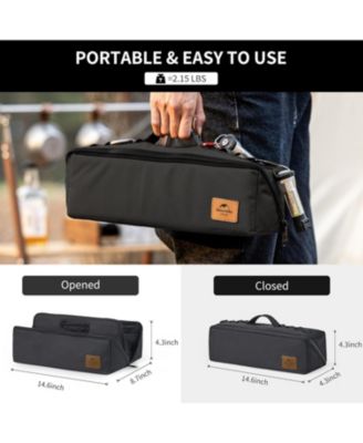 Folding Tool Bag, Multifunctional Tool Storage Bag, Zippered Duffel Bag, Water Repellent Tool Origanizer