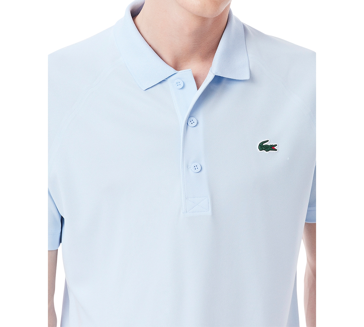 Men's Lacoste Breathable Run-Resistant Interlock Polo Shirt - T01