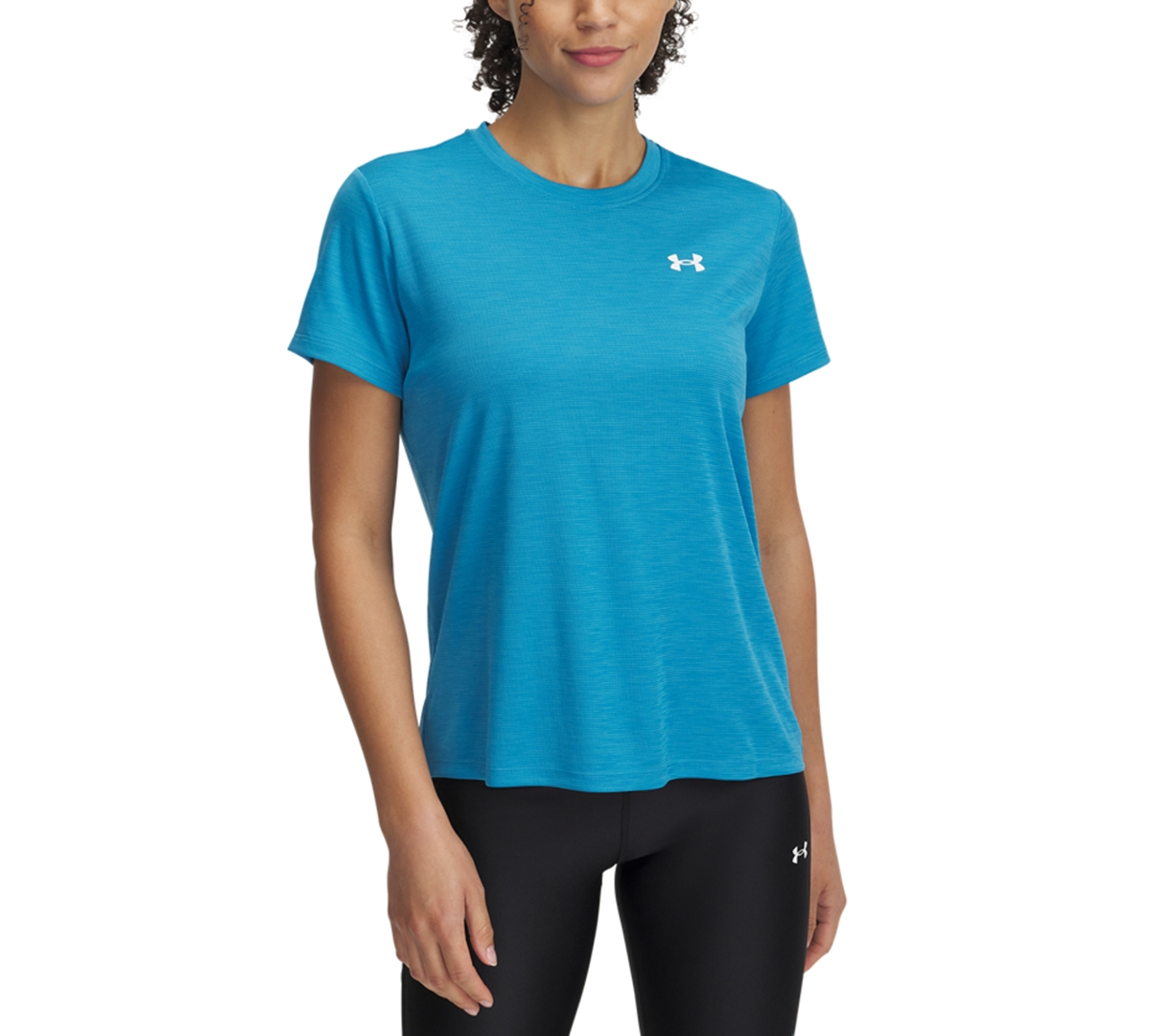 Women's Tech Textured Short-Sleeve T-Shirt - High Vis Yellow