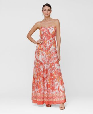 Women's Sleeveless Sweetheart Maxi Dress