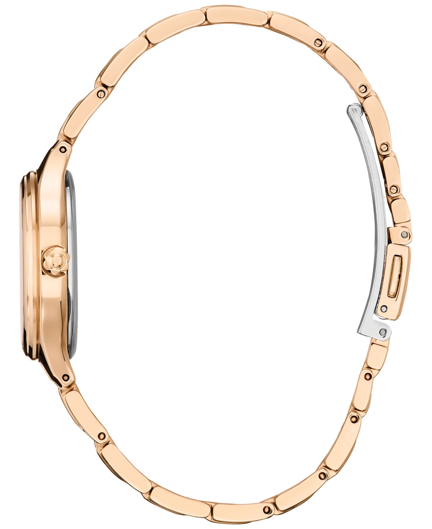 Женские часы Citizen Eco-Drive Disney Mickey & Minnie Take Paris Rose Gold-Tone Stainless Steel Bracelet Watch 29mm — фото 2
