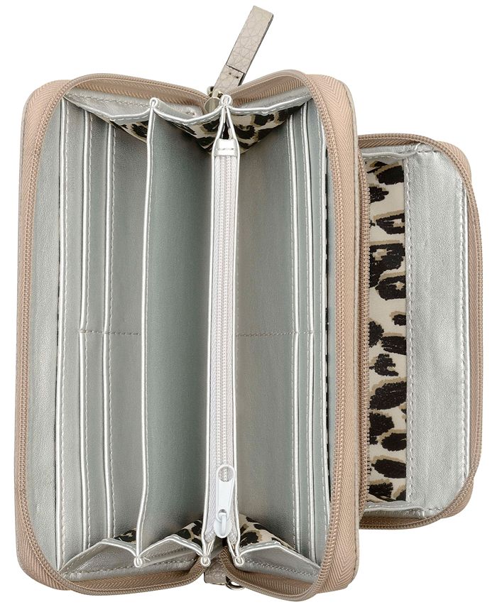 Nine west double zip wristlet clearance
