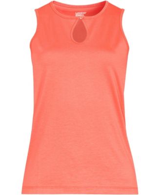 Plus Size Supima Keyhole Tank