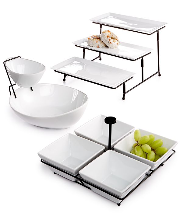 The Cellar Whiteware Serveware Entertaining Collection, Created for