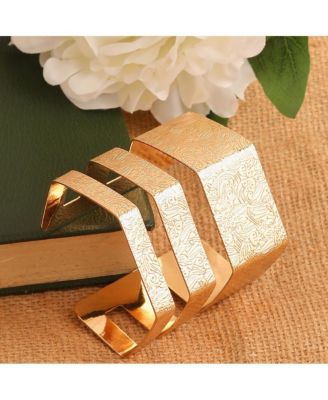 -Plated Handcuff Bracelet