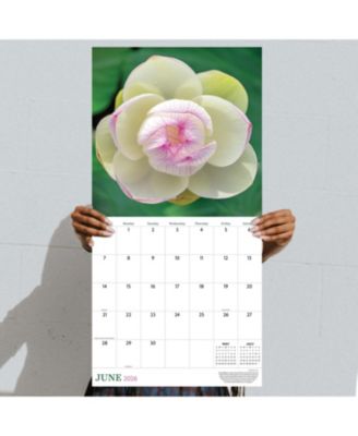 2026 Flowers Wall Calendar