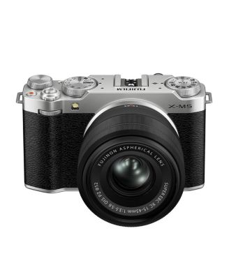 X-M5 Mirrorless Camera with XC 15-45mm f/3.5-5.6 OIS PZ Lens, Silver