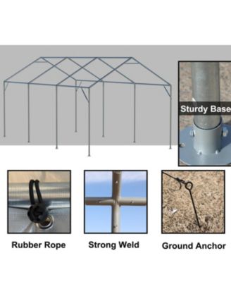 Carport Canopy 10x20 FT - Heavy Duty Boat Car Garage