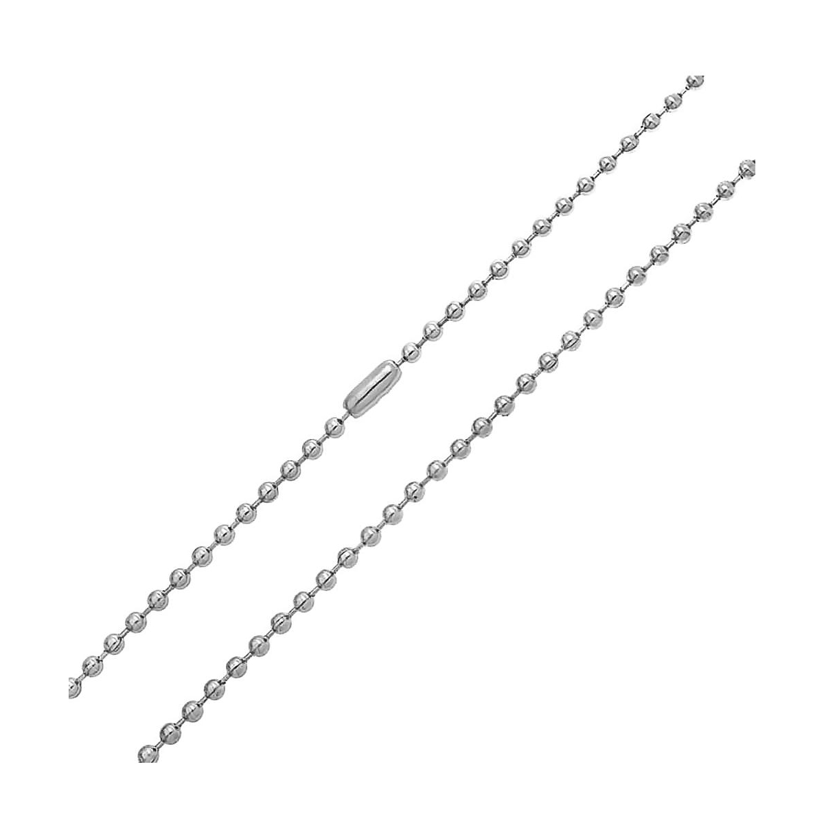 Thin Minimalist 1.5MM Yellow Gold Plated Stainless Steel Celestial Curb link with Tiny Stationary Ball Saturn Chain Necklace 16 18 20 In