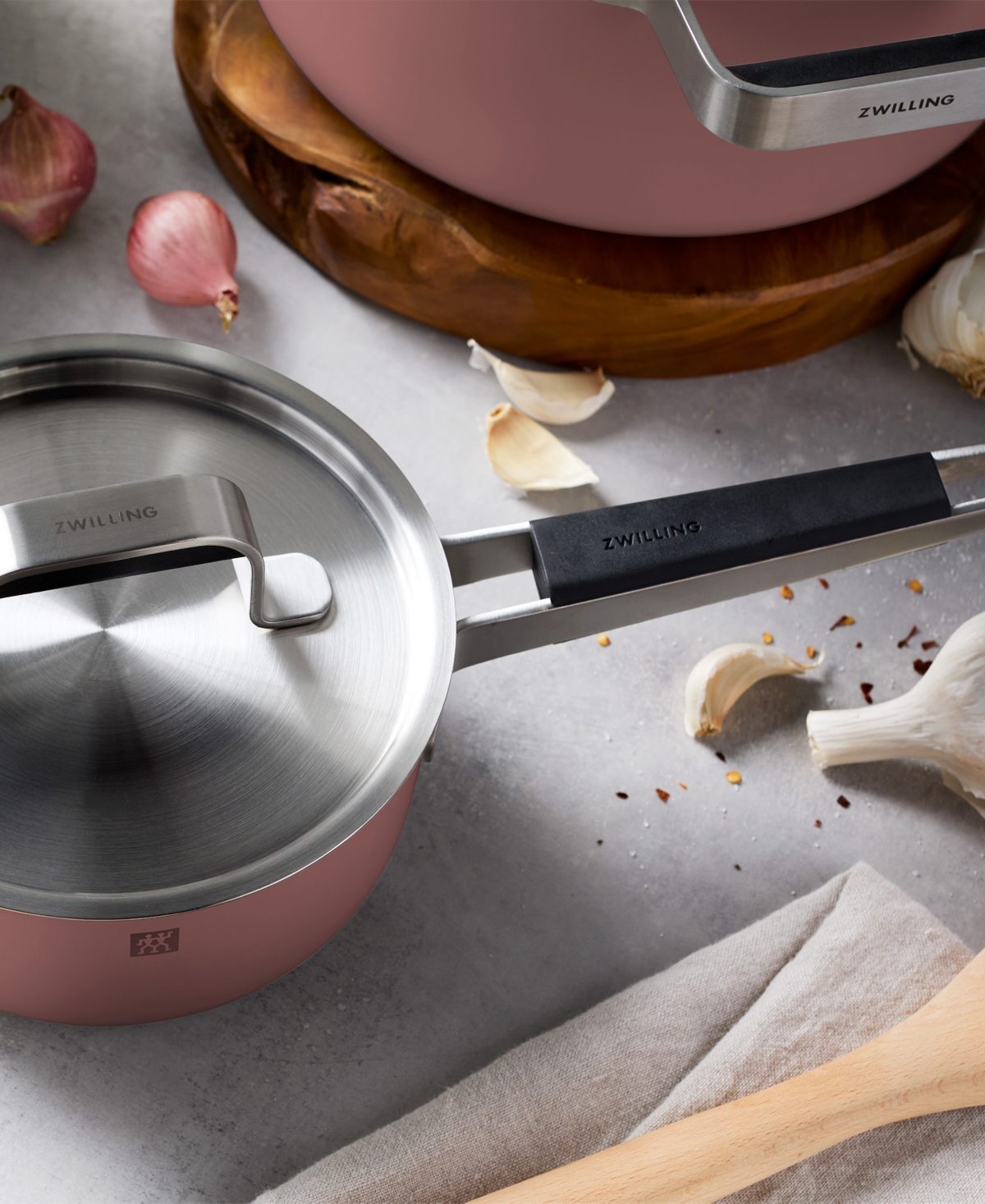 Zwilling Pure Stainless Steel 8 Piece Cookware Set In Multi