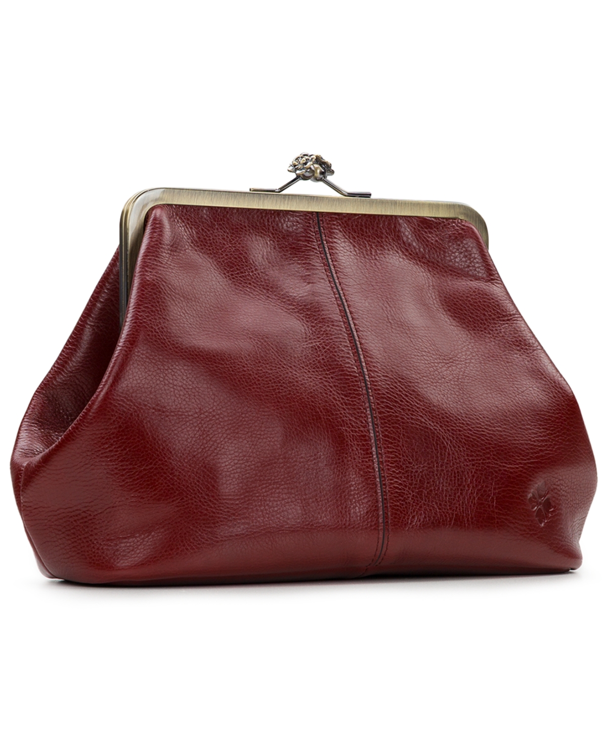 Patricia Nash Sofia Kisslock Leather Bag