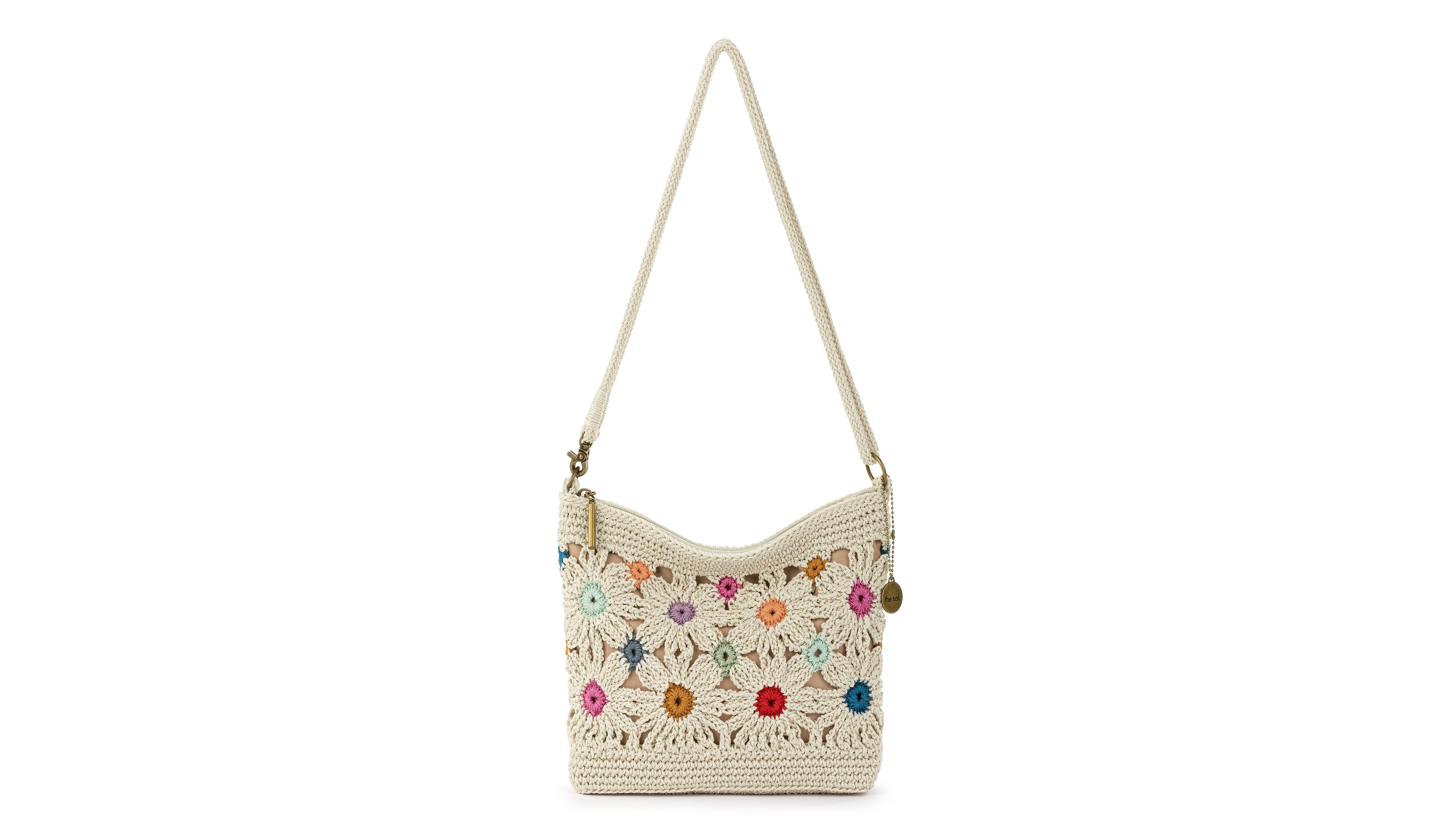 The Sak Lumi Crochet Convertible Crossbody Bag