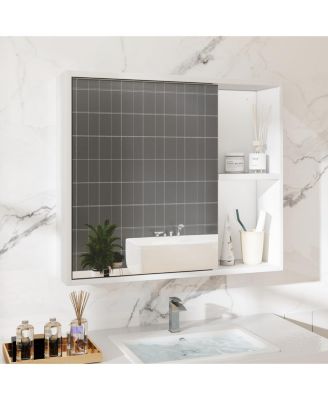 Bathroom Medicine Cabinet with Single Mirror Door