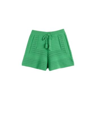 Women's Cotton Crochet Short