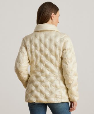 Women's Embroidered Puffer Coat