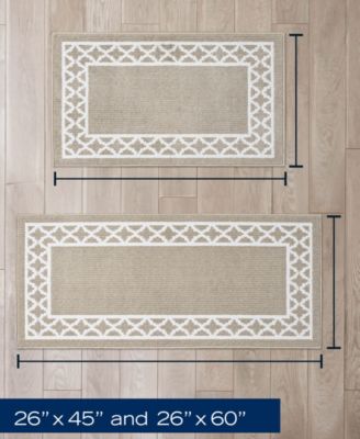 Collin Trellis Border Tufted 2-Pc. Runner Rug Set