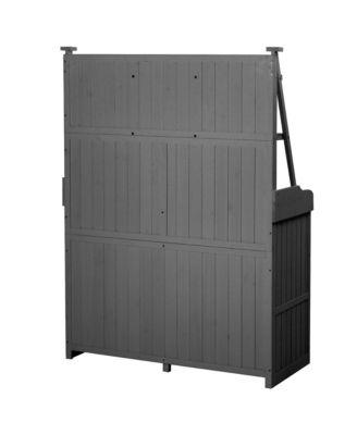 65" Garden Potting Bench - Fir Wood Workstation