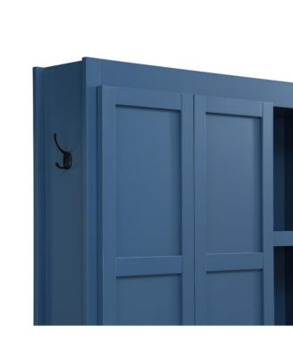 Farmhouse Hall Tree with Bench & Storage