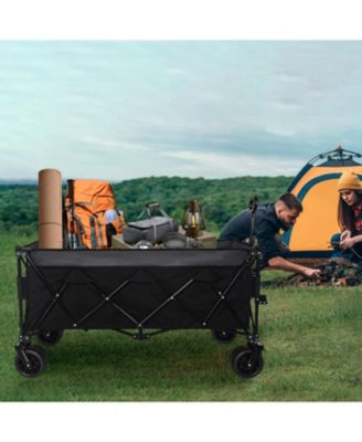 Foldable Utility Wagon - 480lb, All-Terrain, No Assembly