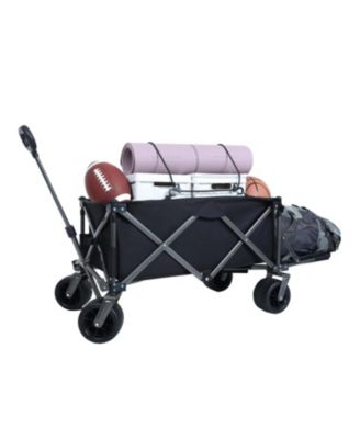 Collapsible Folding Wagon - 400LBS, All-Terrain Wheels