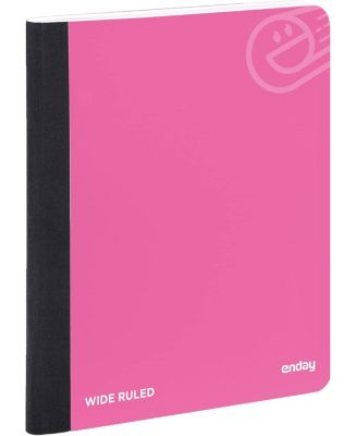 Enday Composition Notebooks Wide Ruled Paper, Hard Cover Composition ...